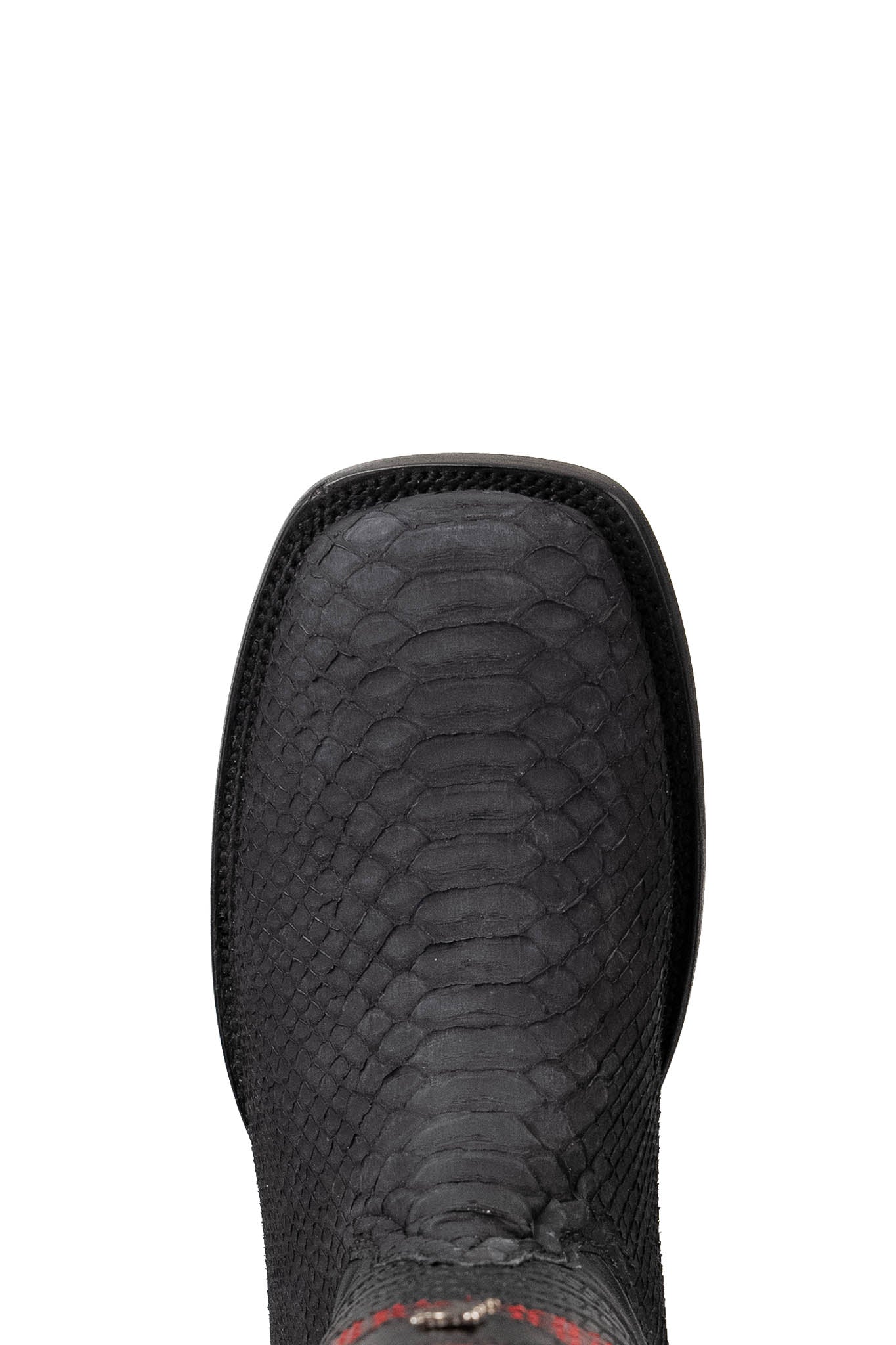Andersen Python Red Bottom Square Toe Cowboy Boot