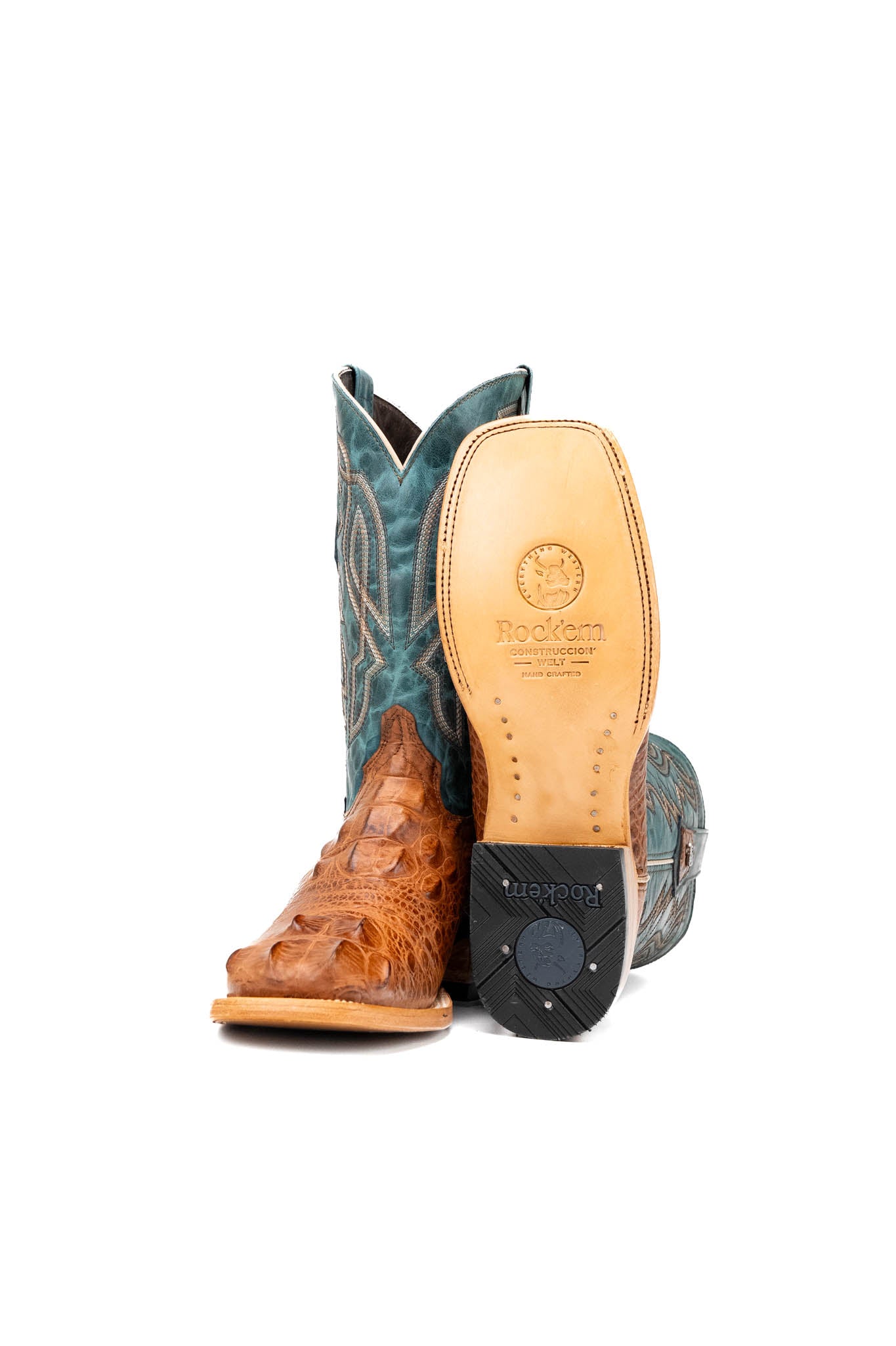 Renegate Giant Alligator Square Toe Cowboy Boot