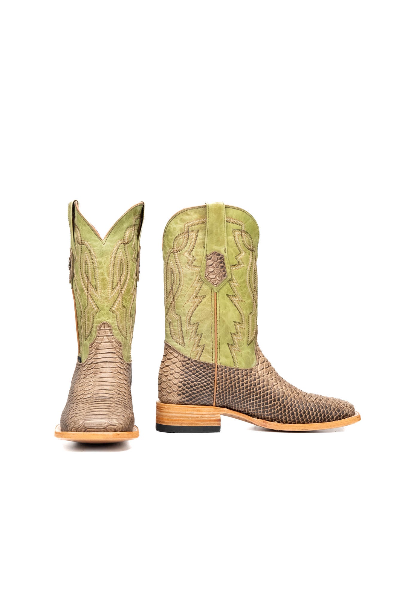 Renegate Python Square Toe Cowboy Boot