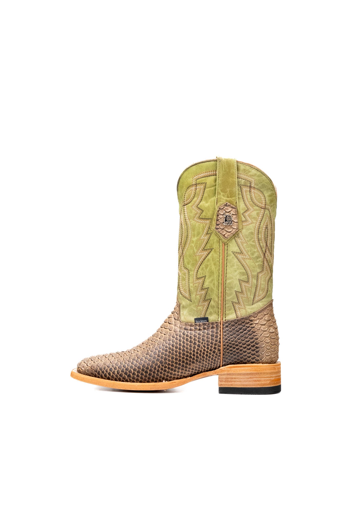 Renegate Python Square Toe Cowboy Boot