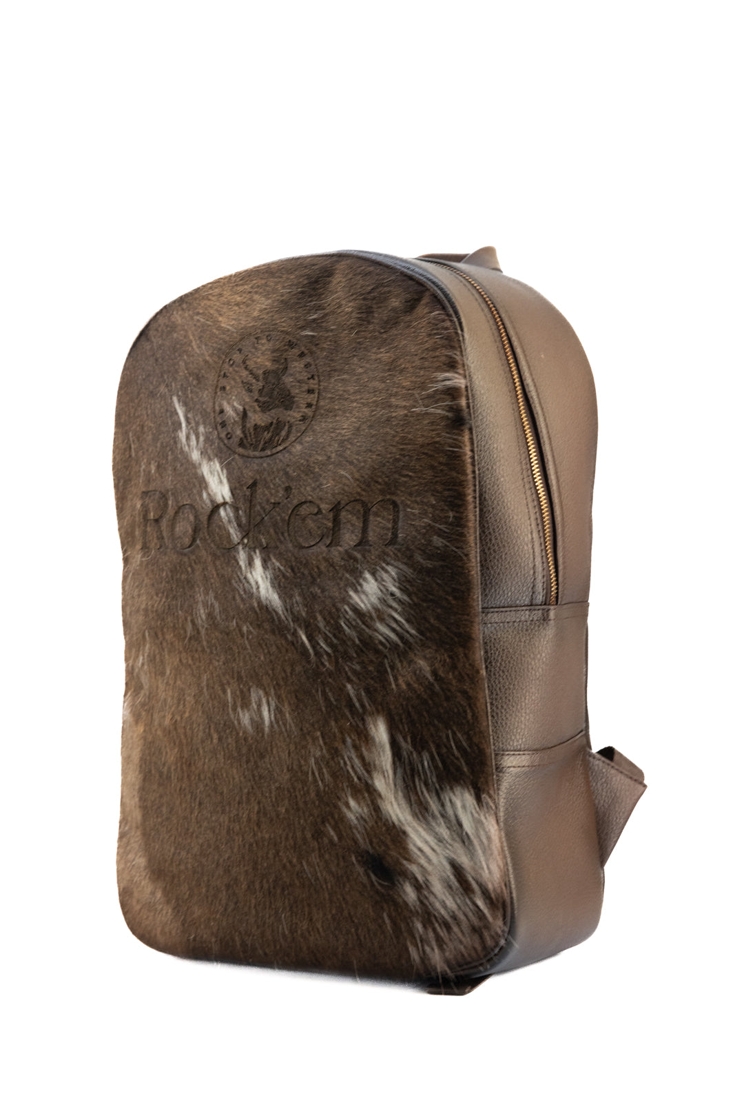 cowhide leather backpack Rock'em Cowhide Backpack B2