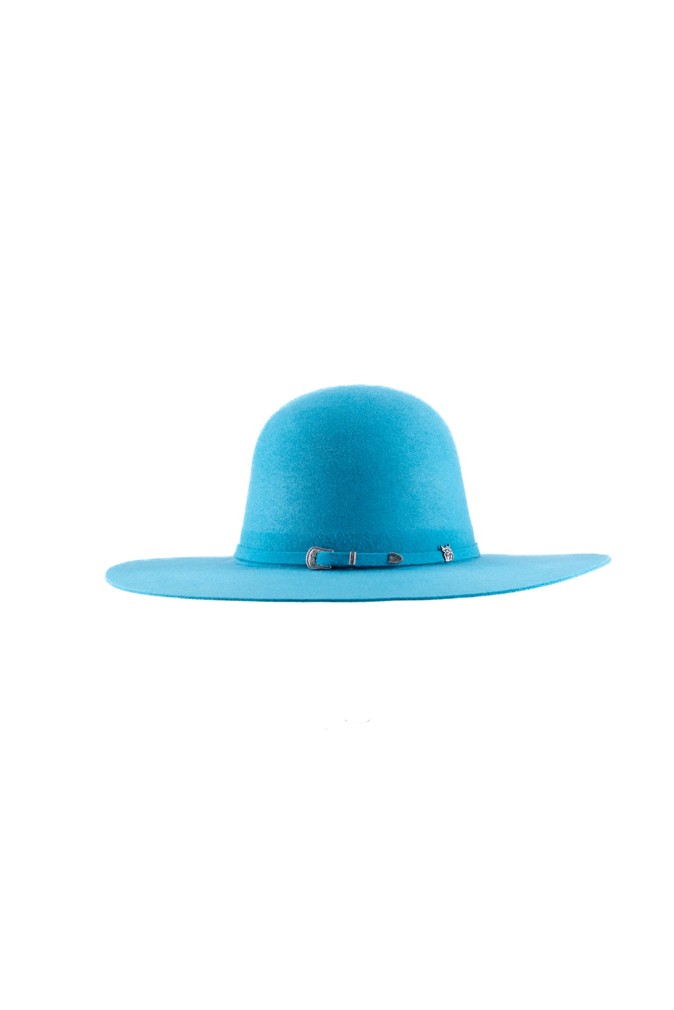 Rock'em 4X Neon Blue Open Crown Felt Cowboy Hat