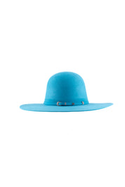 Rock'em 4X Neon Blue Open Crown Felt Cowboy Hat
