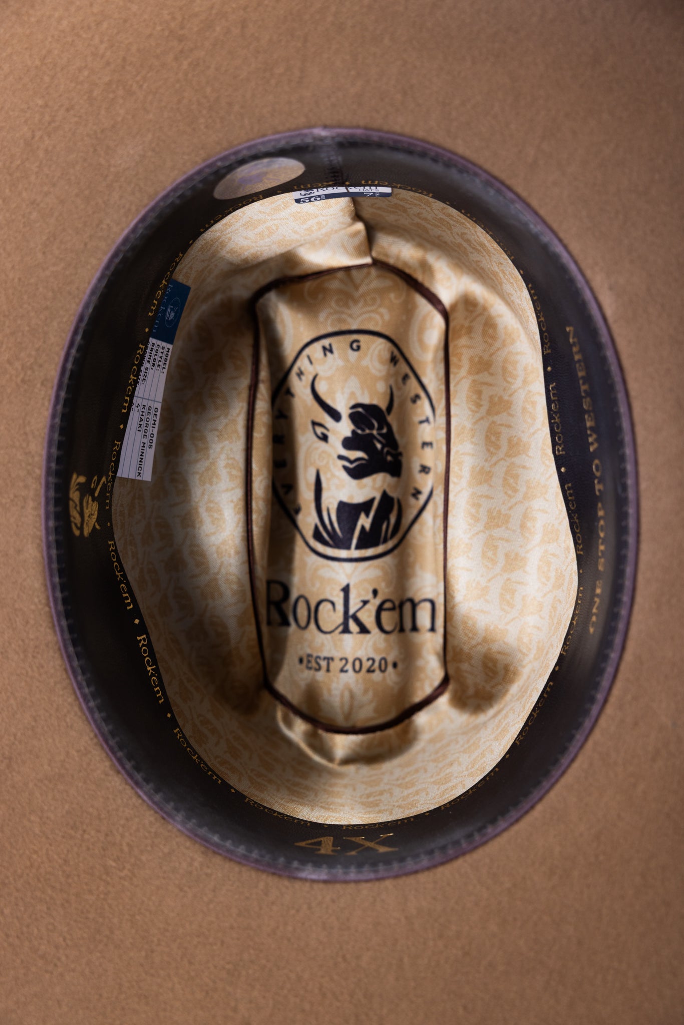 Rock'em 4X Cattleman Felt Hat