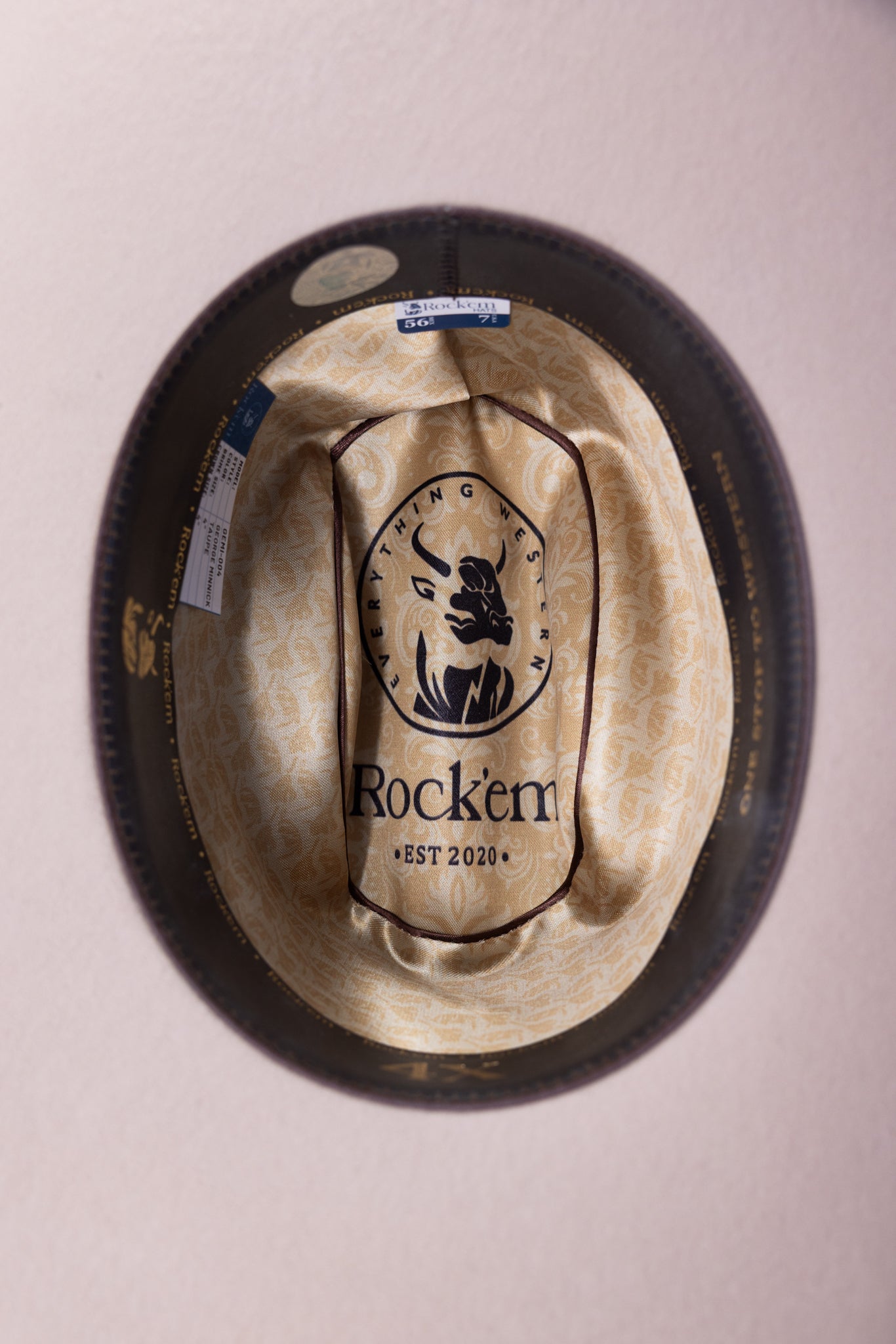 Rock'em 4X Cattleman Felt Hat