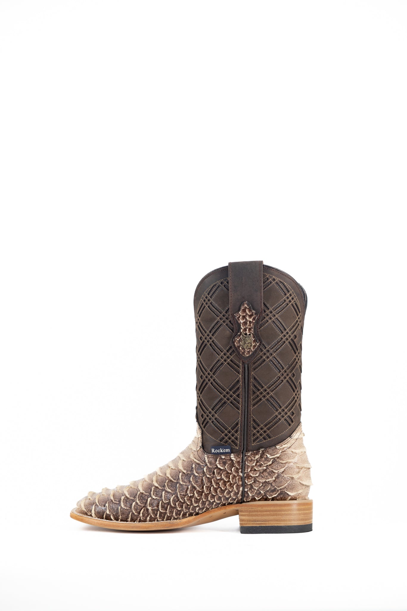 Bradley Python Square Toe Cowboy Boot