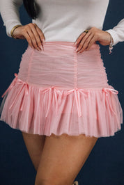 Ashlyn Bow Mini Skirt
