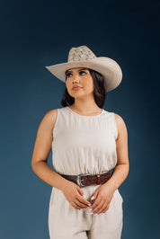 Sleeveless Woven Jumpsuit