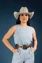 Sleeveless Woven Jumpsuit