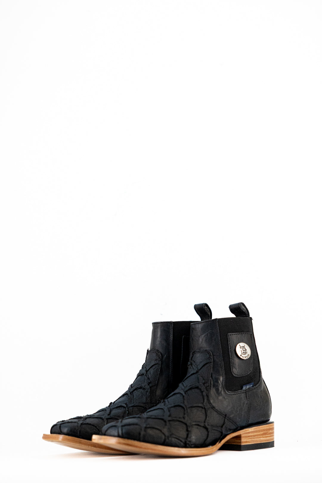 Clon Pirarucu Matte Square Toe Ankle Boot