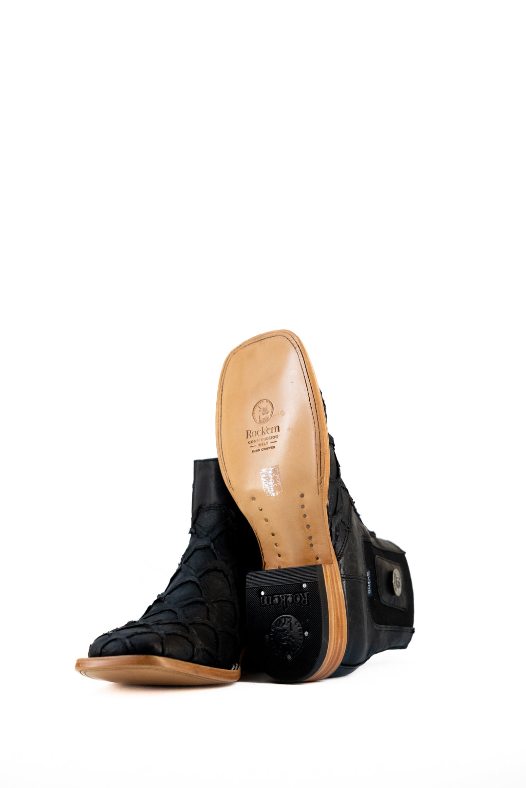 Clon Pirarucu Matte Square Toe Ankle Boot