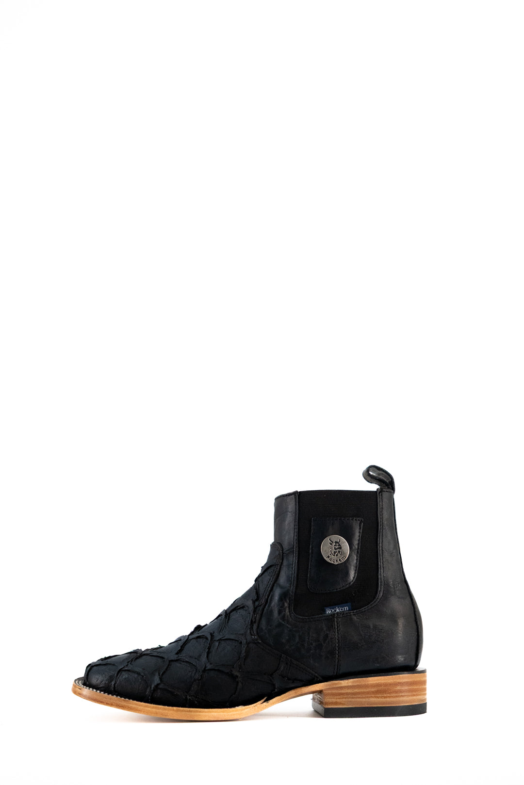 Clon Pirarucu Matte Square Toe Ankle Boot