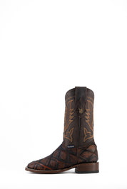 Women Big Bass Pirarucu Square Toe Cowgirl Boot FINAL SALE