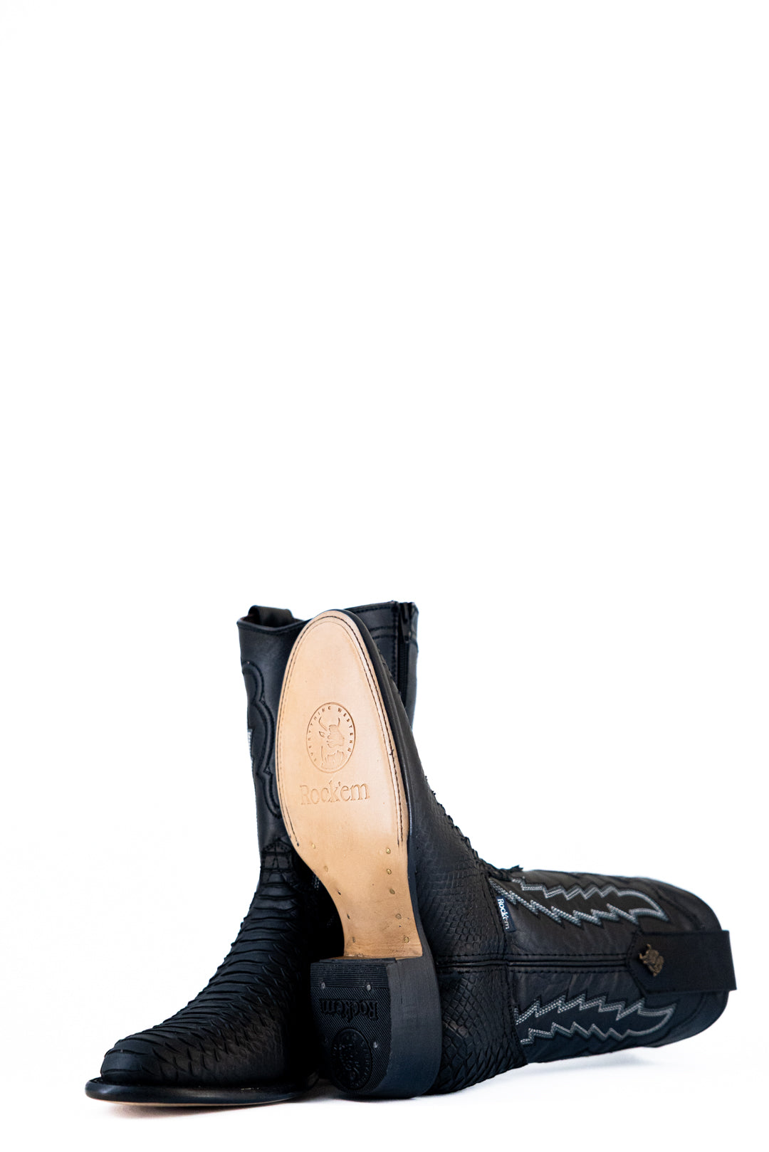 Lawrence Python Round Toe Cowboy Boot FINAL SALE