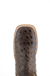 Bruce Ostrich Clone Square Toe Cowboy Boot FINAL SALE