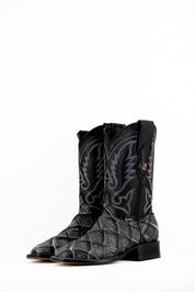 Women Big Bass Pirarucu Square Toe Cowgirl Boot FINAL SALE