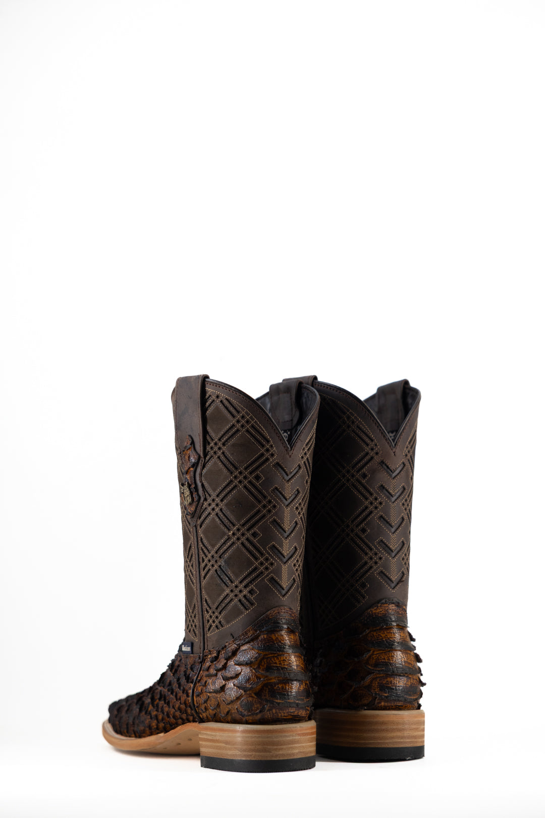 Bradley Python Square Toe Cowboy Boot