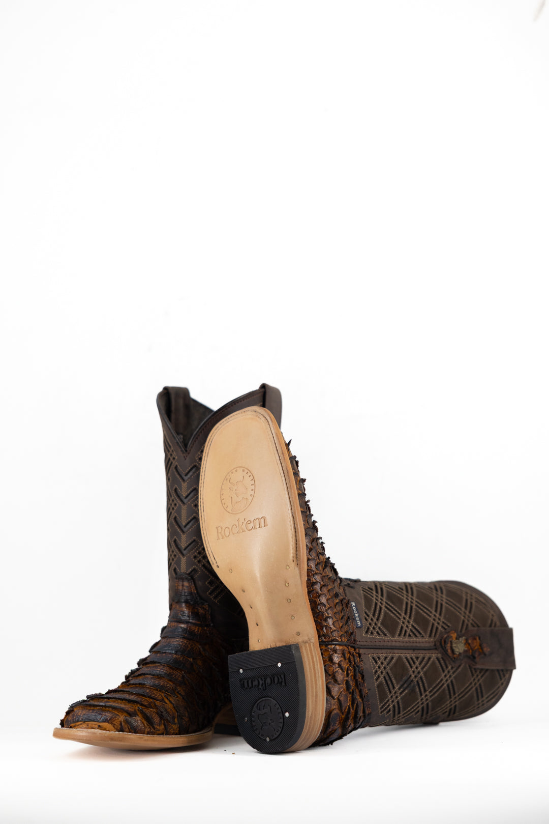 Bradley Python Square Toe Cowboy Boot