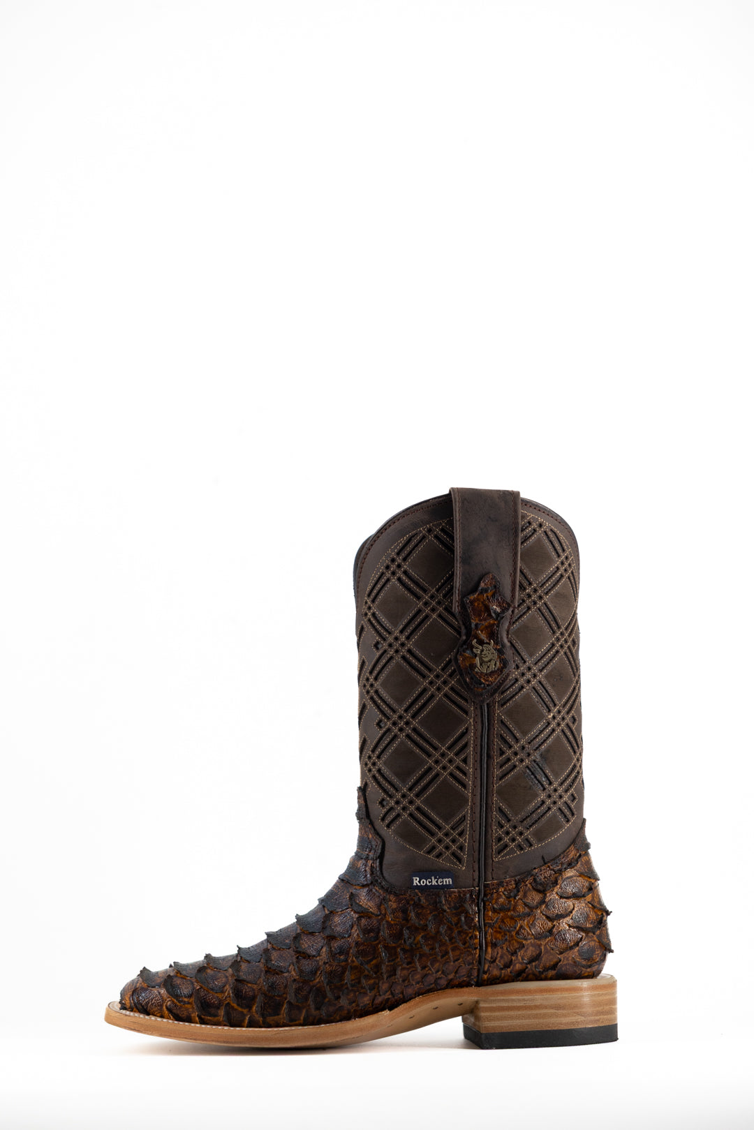 Bradley Python Square Toe Cowboy Boot
