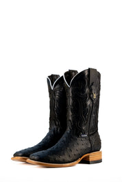 Bruce Ostrich Clone Square Toe Cowboy Boot FINAL SALE