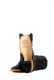 Bruce Ostrich Clone Square Toe Cowboy Boot FINAL SALE
