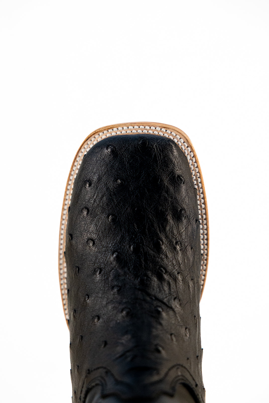 Bruce Ostrich Clone Square Toe Cowboy Boot FINAL SALE