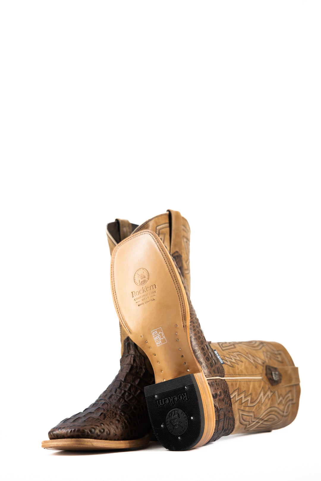 Renegate Hornback Caiman Square Toe Cowboy Boot