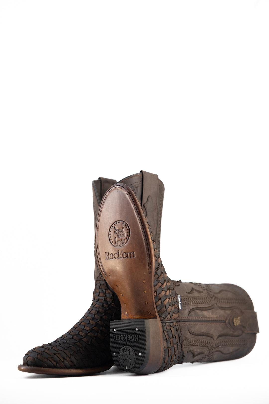 Woven Renegade Round Toe Cowboy Boot FINAL SALE