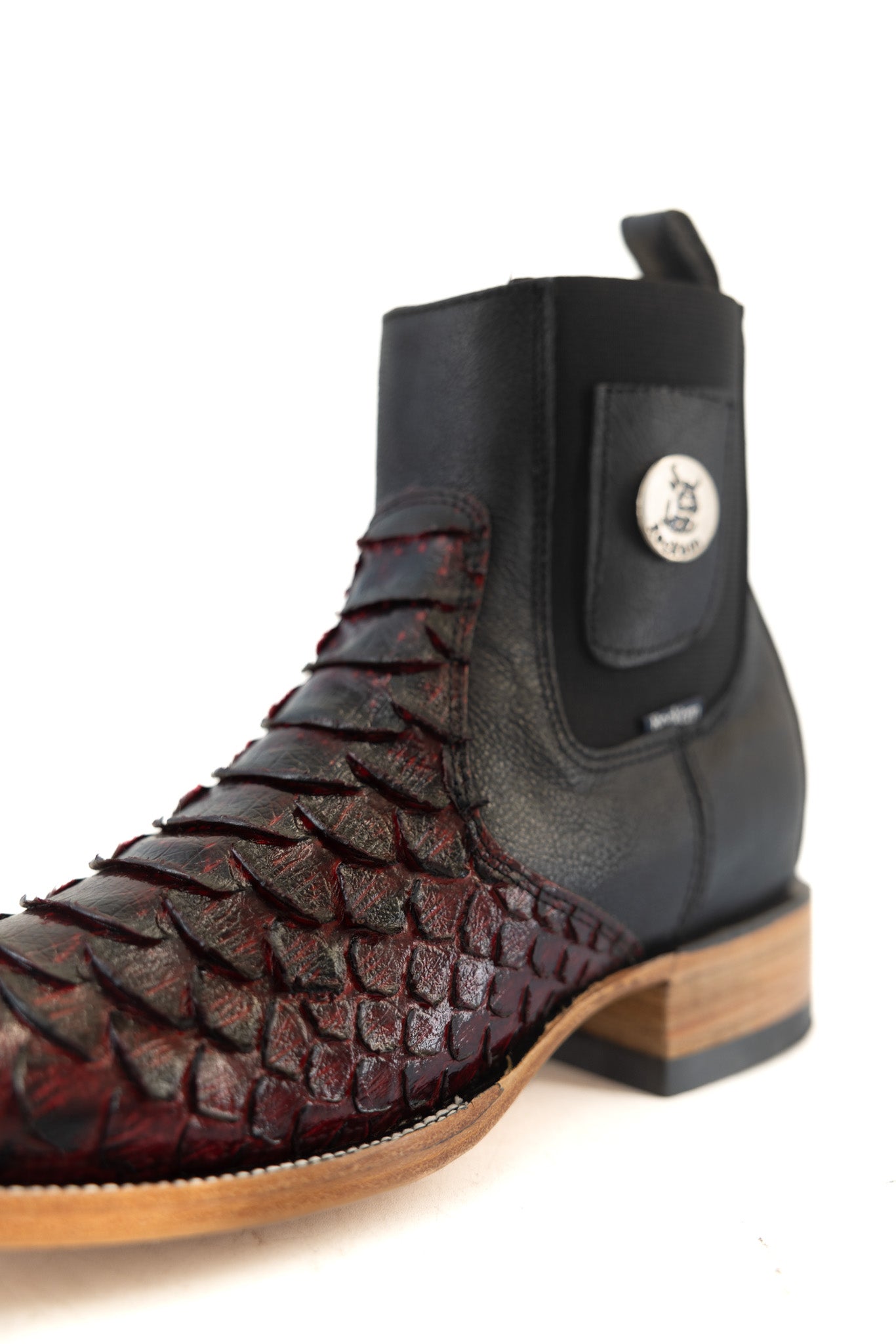 Clon Python Square Toe Ankle Boot