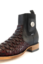 Clon Python Square Toe Ankle Boot