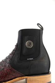 Clon Python Square Toe Ankle Boot