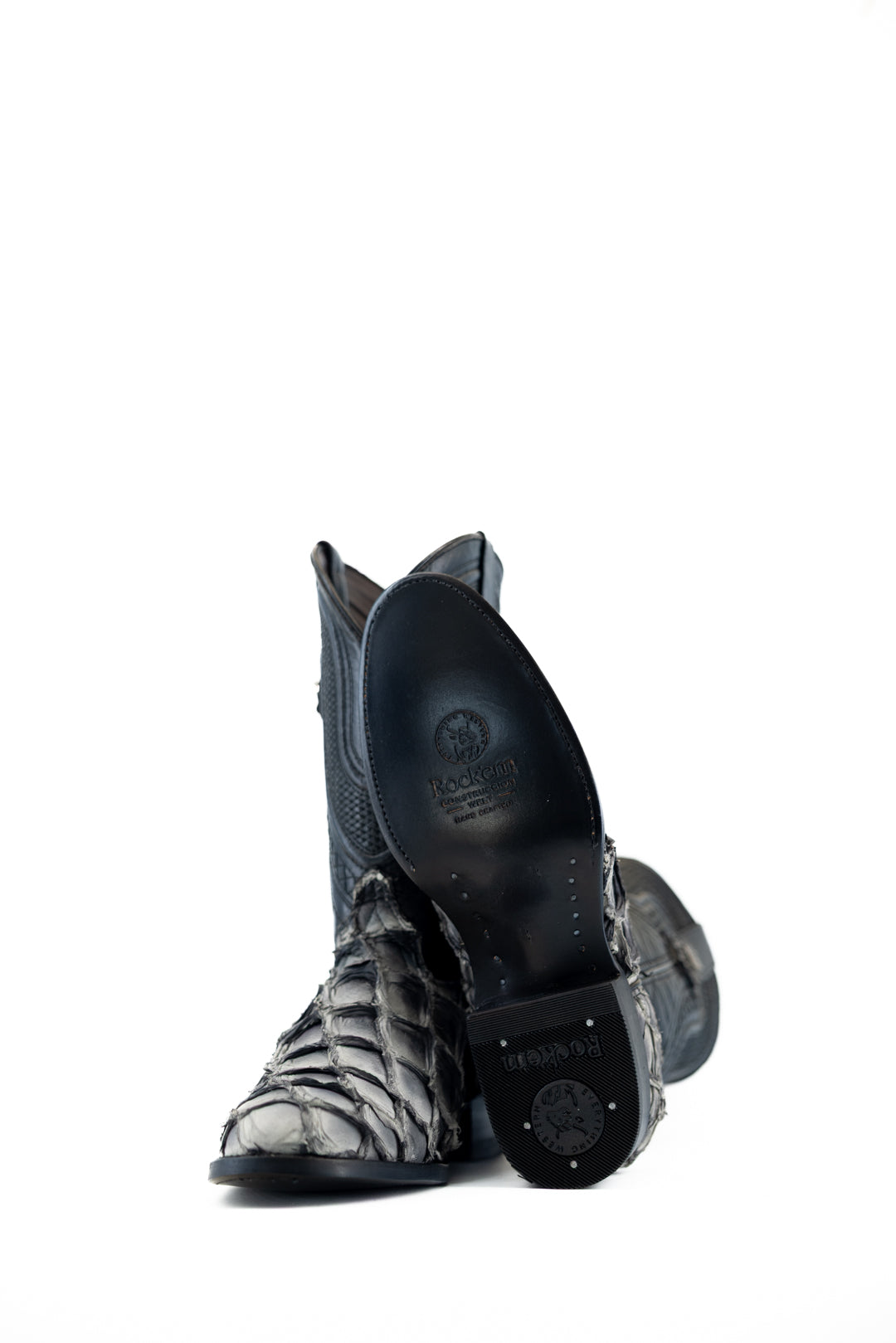 Lambeth Pirarucu Exotic Round Toe Cowboy Boot