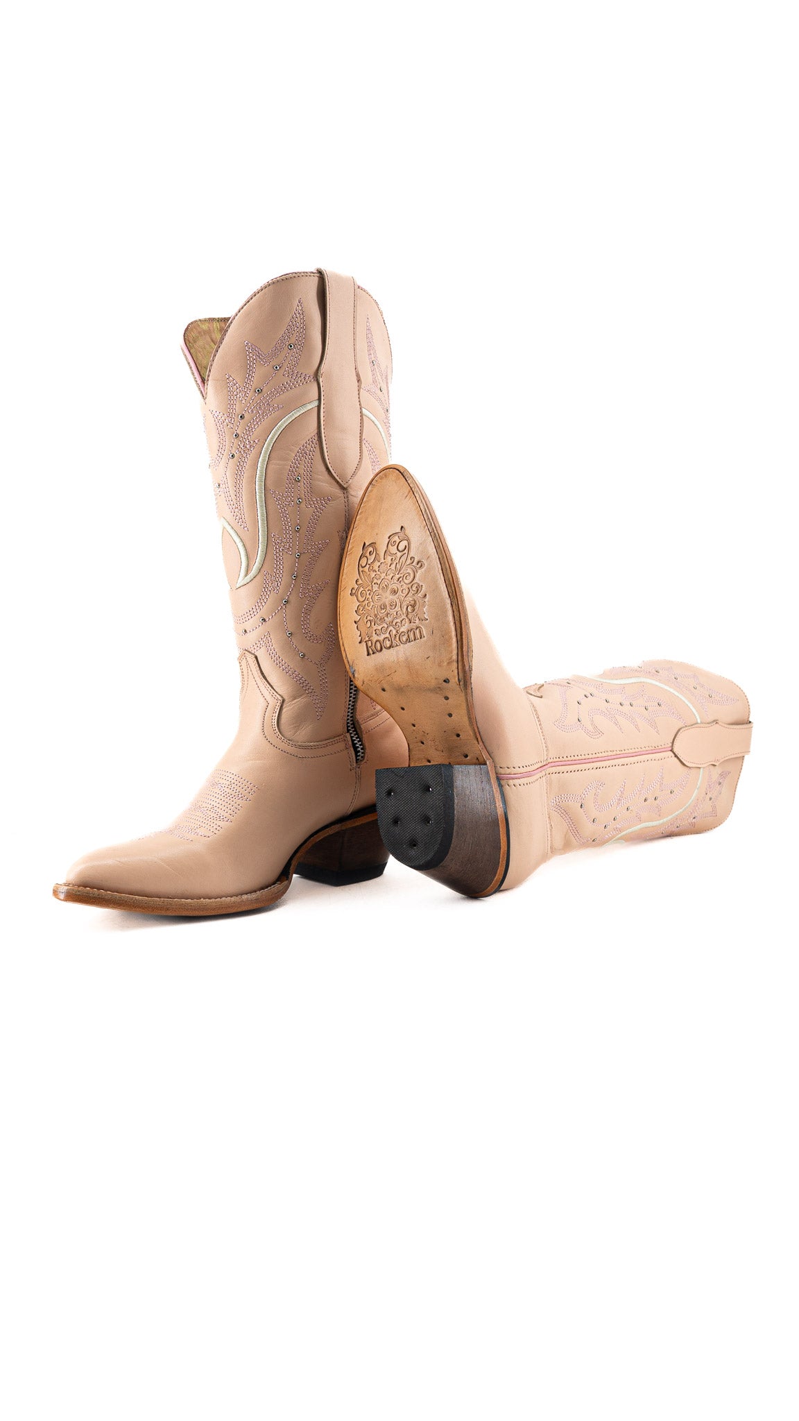 Emily Round Toe Cowgirl Boot