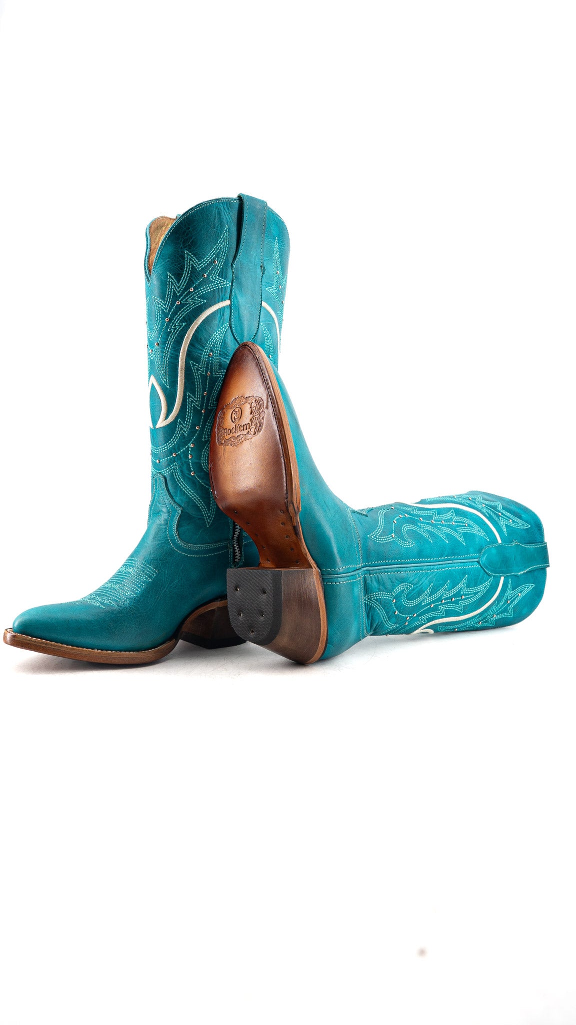 Emily Round Toe Cowgirl Boot