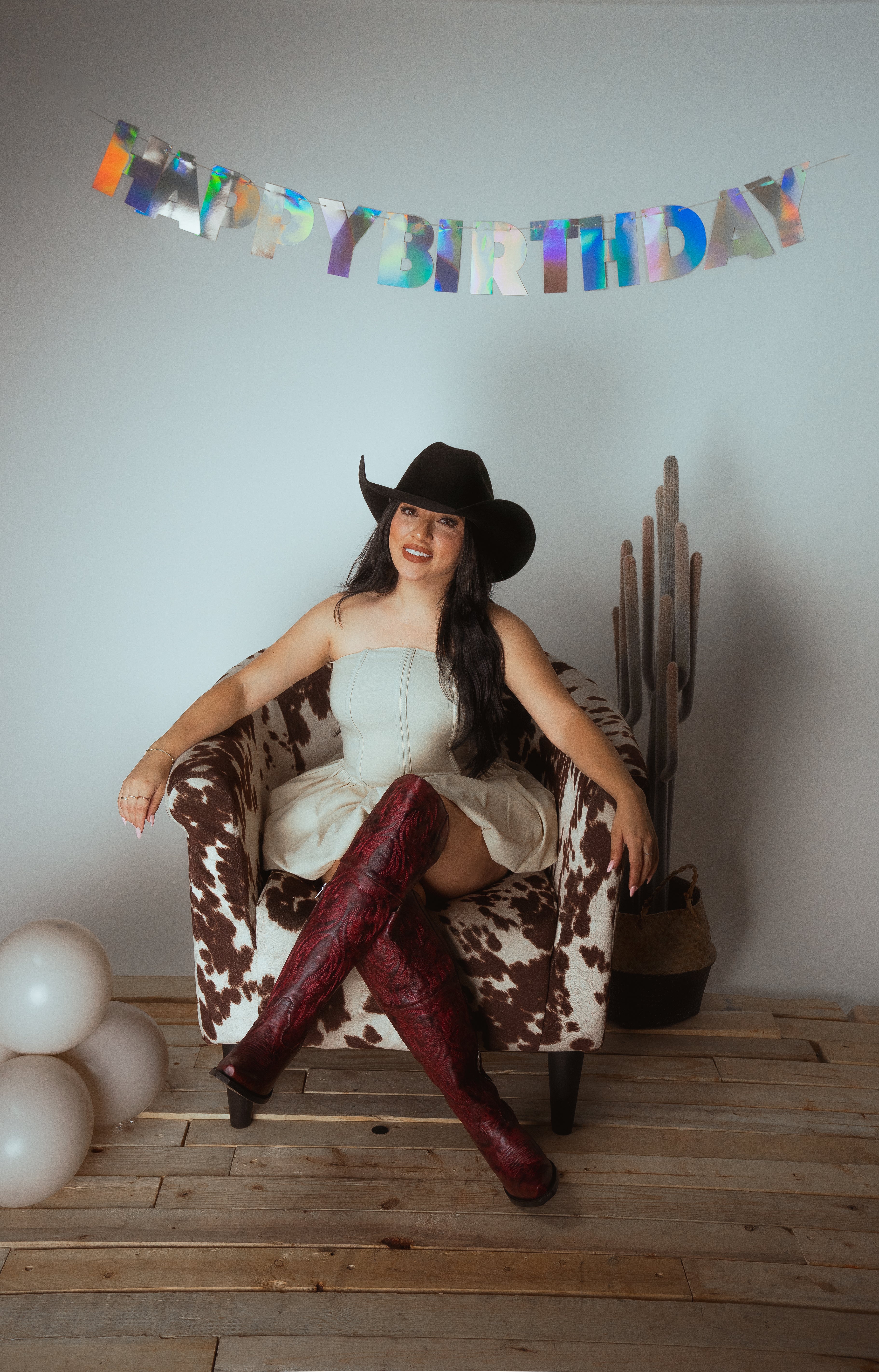 Blanca J Knee High Snip Toe Cowgirl Boot FINAL SALE