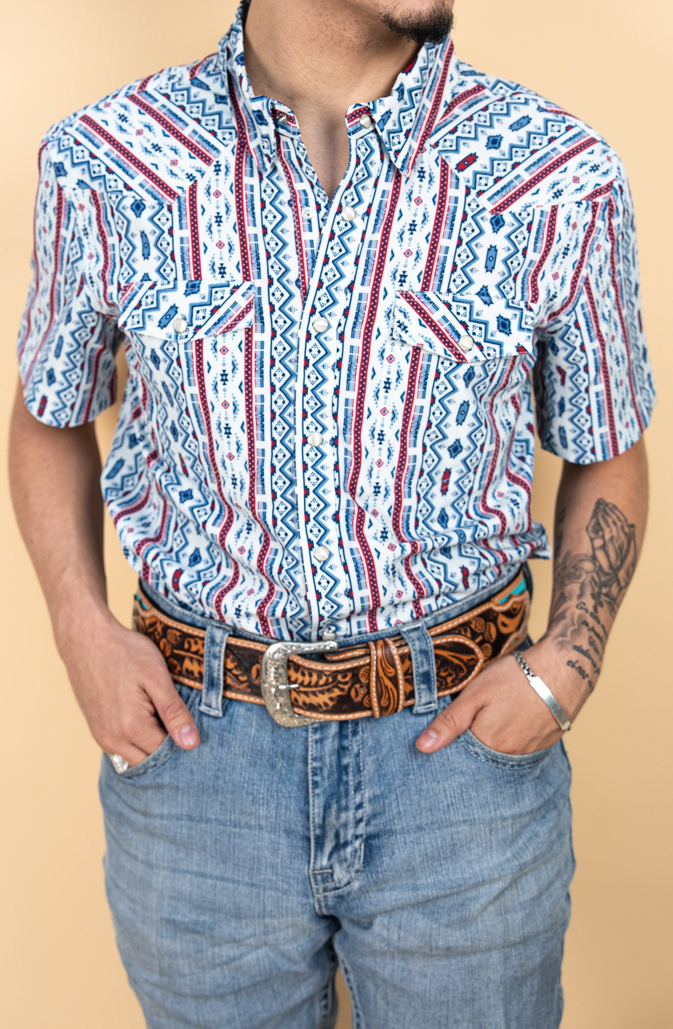 Panhandle Short Sleeve Hartman Pearl Snap