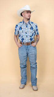 Rock & Roll Short Sleeve Marcus Pearl Snap