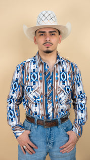 Rock & Roll Long Sleeve Farrell Pearl Snap