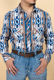 Rock & Roll Long Sleeve Farrell Pearl Snap