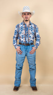Rock & Roll Long Sleeve Farrell Pearl Snap