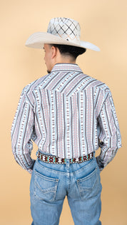 Panhandle Long Sleeve Monk Pearl Snap