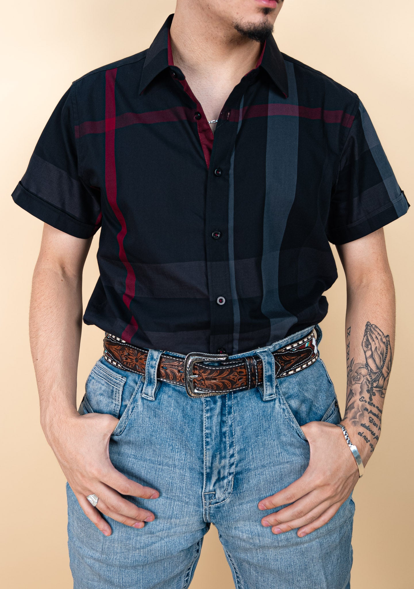 Baldelli Western Short Sleeve Dion Button Up