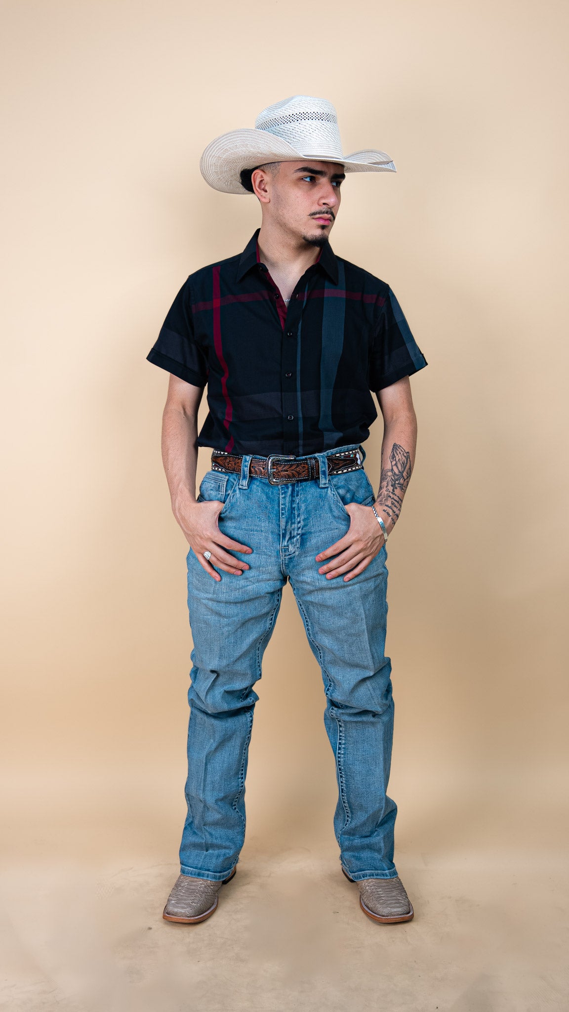 Baldelli Western Short Sleeve Dion Button Up