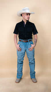 Platini Short Sleeve Travis Button Up