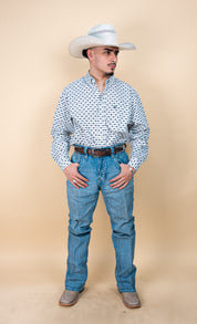 Cuero Line Long Sleeve Franks Button Up
