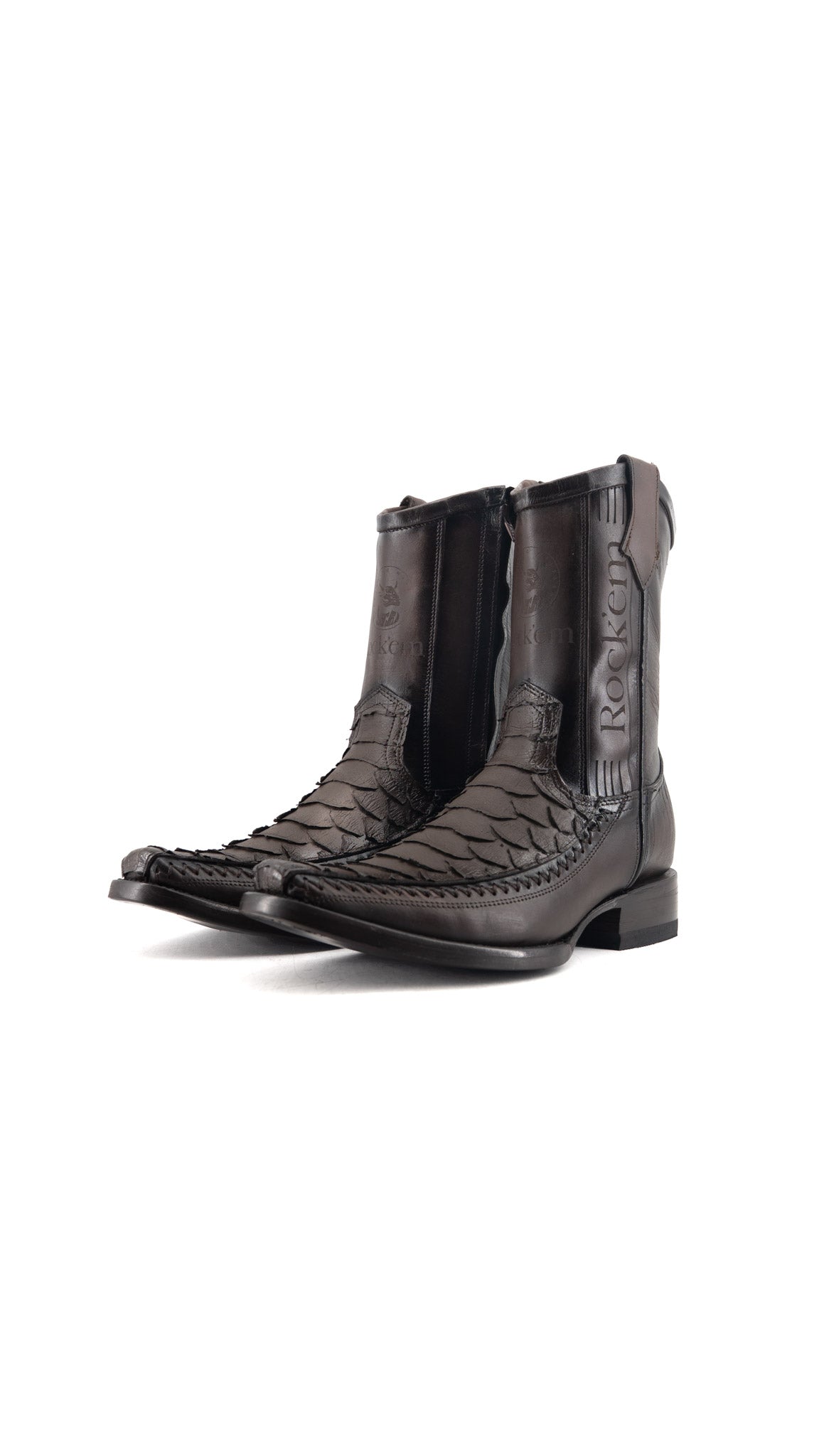 Tenner Giant Python Matte Narrow Toe Cowboy Boot