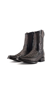 Tenner Giant Python Matte Narrow Toe Cowboy Boot