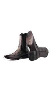 Tenner Giant Python Matte Narrow Toe Cowboy Boot