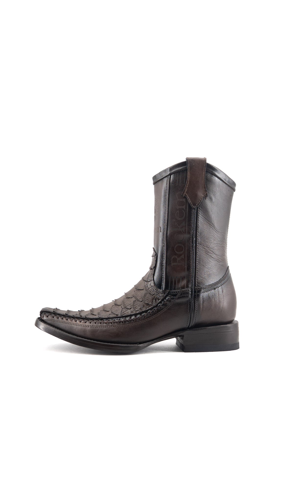 Tenner Giant Python Matte Narrow Toe Cowboy Boot