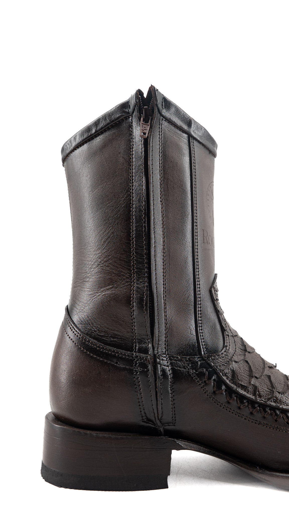 Tenner Giant Python Matte Narrow Toe Cowboy Boot